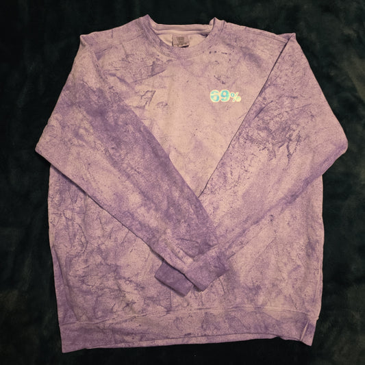 Acid Washed Lavender Crewneck