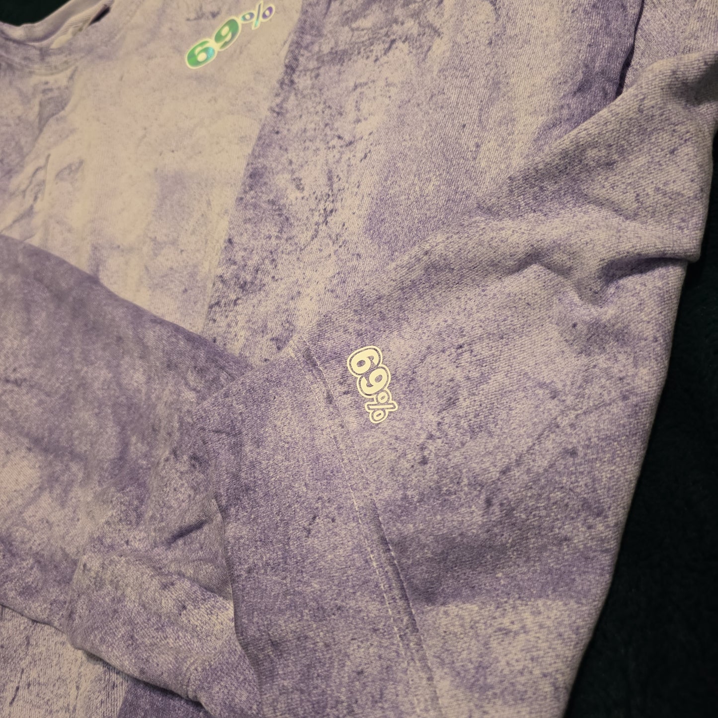Acid Washed Lavender Crewneck