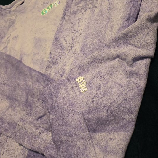 Acid Washed Lavender Crewneck