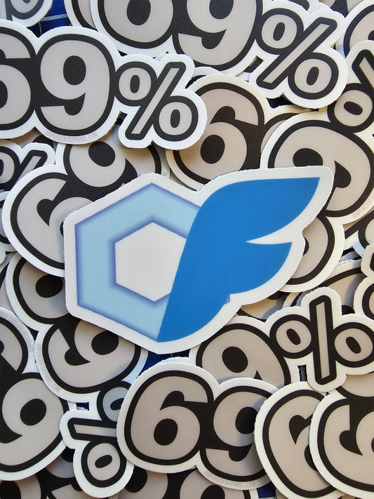 Only Fox Logo Sticker