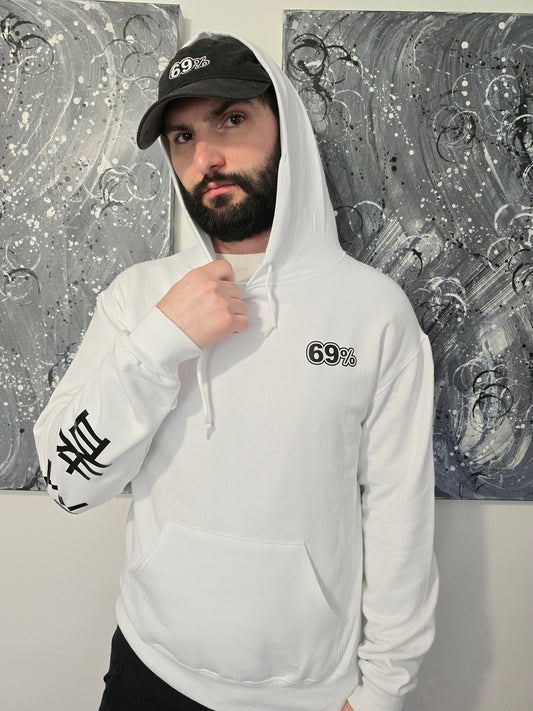 . Good Luck Loser White Hoodie .