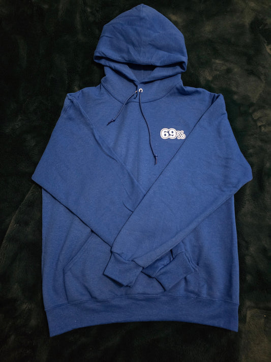 Royal and White Hoodie