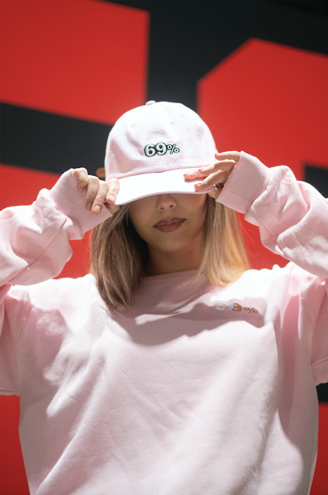 Pink Crew Neck Sweater