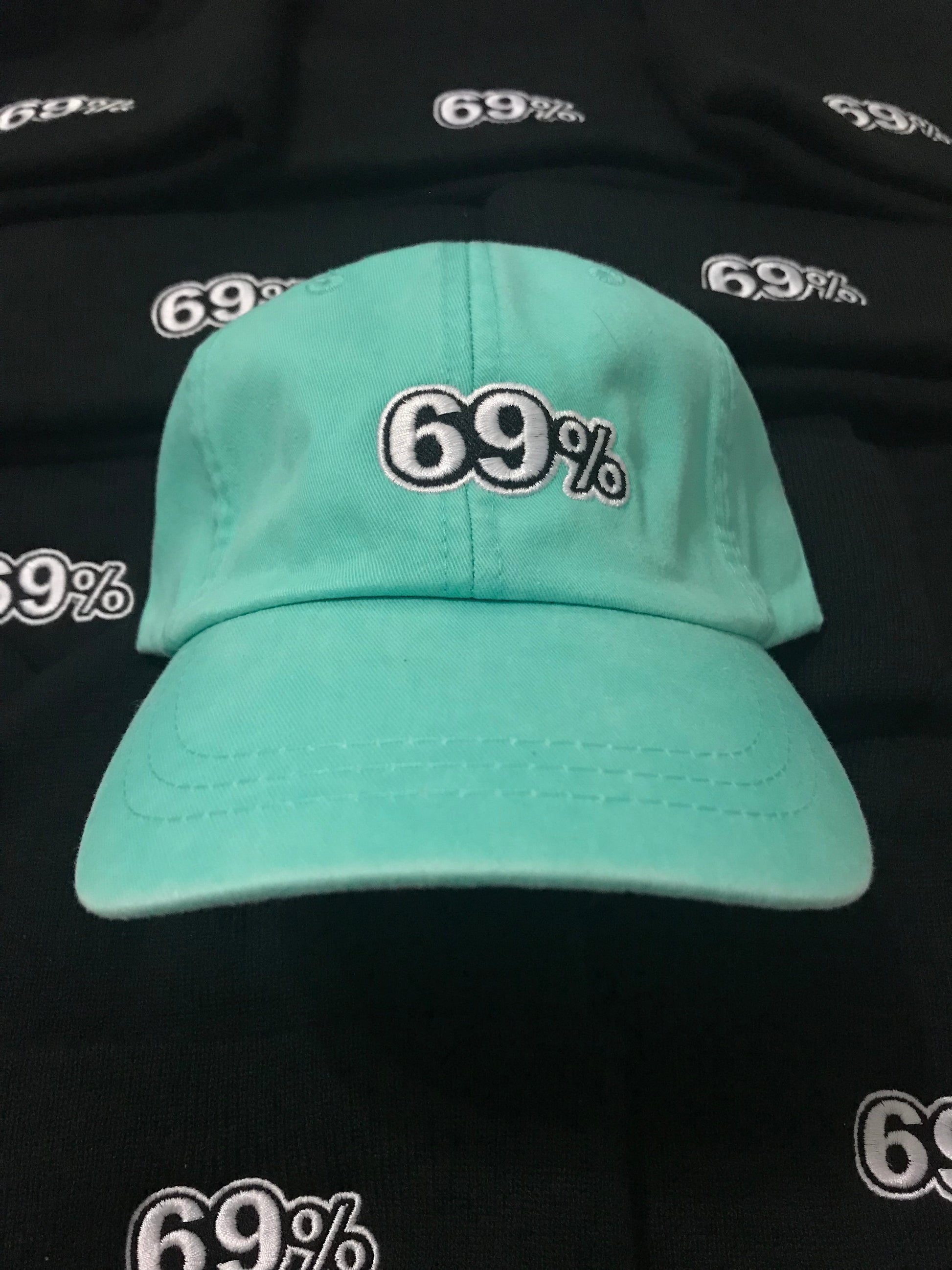 Mint top dad hat