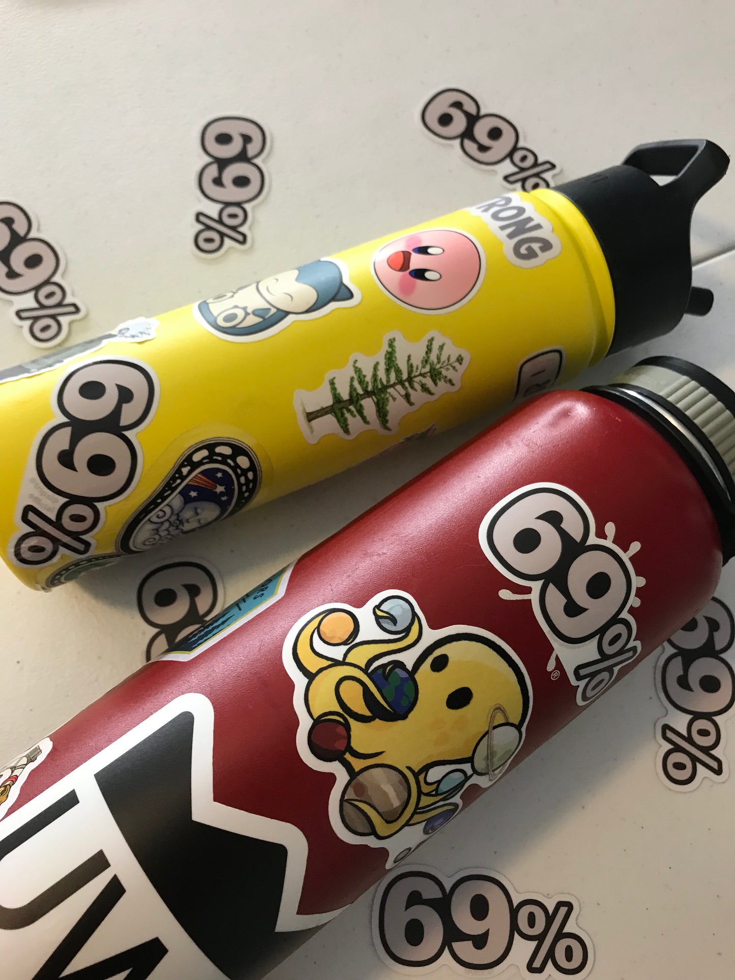69% Die Cut Sticker